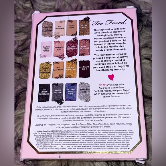 Too faced pretty rich eye shadow palette - Picture 3 of 7